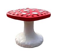 Ujjdwiurgh Soporte para pendientes de hongos y aretes, estante de almacenamiento de joyas, bonito soporte de resina para colgar joyas