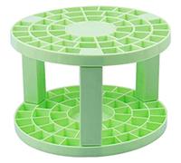 Ujjdwiurgh Soporte para pinceles de pintura con agujero redondo, soporte para brochas de pintura y maquillaje, soporte y organizador