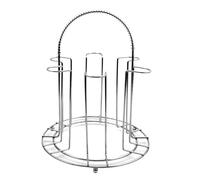 Ujjdwiurgh Soporte para tazas de cristal, organizador de tazas antideslizante, soporte de metal para secar botellas