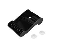 Ujjdwiurgh Soporte para tijeras de salón con 6 soportes para tijeras de pelo, bandeja de almacenamiento para peluquería con 2 ventosas