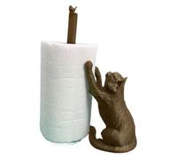 Ujjdwiurgh Soporte para toallas de papel de gato, soporte para toallas de papel de encimera, organizador de papel de gato, soporte de toalla de papel para decoración de cocina C
