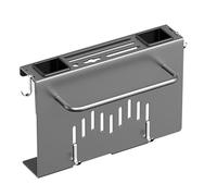 Ujjdwiurgh Soporte para Utensilios de Pared, Estante para Utensilios de Cocina, Estante Organizador de Almacenamiento Colgante Multiusos con Soporte para Tabla de Cortar Negro