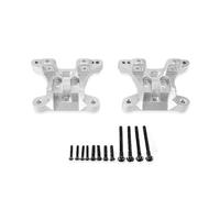 Ujjdwiurgh Soporte universal de aleación de aluminio delantero y trasero para SCY1/16 16101 16102 16103 16101PRO RC piezas de repuesto de actualización de coche, color plateado