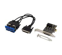 Ujjdwiurgh ST336 PCIe X1 17V354 4S Tarjeta de Control de Utilidad Conveniente Multifuncional de ComunicacióN Industrial RS232/RS485