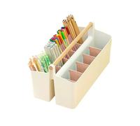 Ujjdwiurgh Suministros escolares portátil de gran capacidad para lápices, artículos de papelería, soporte multifunción para estudiantes