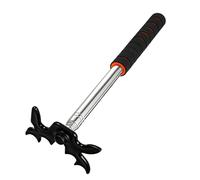 Ujjdwiurgh Taco de billar retráctil con cabeza de puente, accesorio para mesa de billar, cabeza de puente, color negro