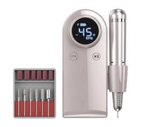 Ujjdwiurgh Taladro de UñAs EléCtrico para UñAs de Gel AcríLico Manicura Pedicura Herramientas de Forma de Pulido para Uso en SalóN de Casa C