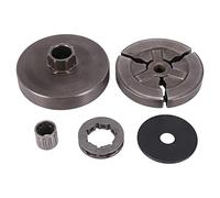 Ujjdwiurgh Tambor de embrague, embrague y rueda dentada y rodamiento de agujas para motosierra china 4500 5200 5800