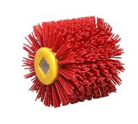 Ujjdwiurgh Tambor de herramienta de acondicionamiento, tambor de rueda de dibujo de grano 80, 4.7 x 4 pulgadas, pulido de pulido para pintura y óxido para eliminación