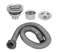 Ujjdwiurgh Tapón de drenaje de acero inoxidable para fregadero, tapón de drenaje de champú de salón, tapón de fregadero con recogedor de pelo para cama de champú