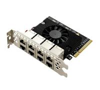 Ujjdwiurgh Tarjeta Controladora Ethernet Gigabit con Puertos PCIE X8, 1 Nic de 1000 Mbps, Chips RTL8111H para Control de Cámaras Industriales de Escritorio