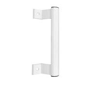 Ujjdwiurgh Tirador de puerta corredera de aluminio de 8 pulgadas, tirador de puerta corredera de vidrio para patio, se adapta a agujeros de montaje de 6-5/8 pulgadas