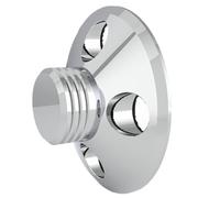 Ujjdwiurgh Tocadiscos de audio con abrazadera de peso LP para discos de vinilo, estabilizador de discos de metal, reduce el ruido de fondo, color plateado