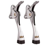 Ujjdwiurgh Tope de puerta de 2 paquetes de topes de puerta de altura ajustable y punta de goma para puerta de 4 pulgadas