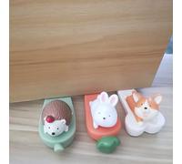 Ujjdwiurgh Topes de puerta con diseño de animales pequeños, para puerta, cuña, regalo para el hogar
