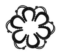 Ujjdwiurgh Topes de puerta negros, paquete de 6 topes de puerta de primeros auxilios, tope de seguridad para el dedo, tope de mango