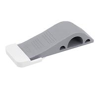 Ujjdwiurgh Topes de puerta - Paquete de 1 cuña de goma para alfombras, madera dura, hormigón y azulejos - Accesorios de mejora del hogar - Gris