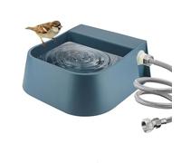 Ujjdwiurgh Tubo de metal antimordeduras de 3/4 pulgadas, dispensador automático de agua para perros para exteriores, incluye válvula flotante