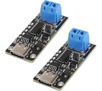 Ujjdwiurgh USB-C Fast Charge 100W 5A 2PCS PD QC DC 5V 9V 12V 15V 20V Voltaje Ajustable Módulo de disparador de potencia de entrada tipo C