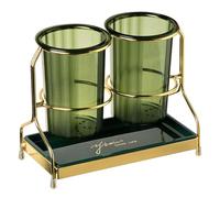 Ujjdwiurgh Vajilla con Estante de Metal, Soporte para Utensilios de Cocina, Soporte para Utensilios, Organizador de Almacenamiento de Cubiertos para Mesa,D