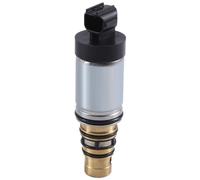 Ujjdwiurgh Válvula de control de compresor de aire acondicionado de fábrica sin golpes negros para coches serios, válvula de control eléctrica