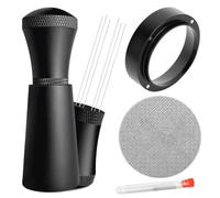 Ujjdwiurgh WDT Tools - Pantalla de disco de café espresso, embudo dosificador de 54 mm y agujas de acero inoxidable, herramienta de distribución de café fácil de usar