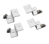 Ujjdwiurgh ZJ-02 - Soporte de panel solar para montaje en panel solar, soporte en Z, kit de soporte para techo de caravana, montaje en panel de pared, montaje en panel de pared de alta calidad, fácil