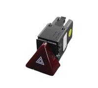 UJMOK Botón de Interruptor Intermitente de Advertencia de Alarma de Peligro, Color Rojo Oscuro, for VW, Caddy, 2004-2015, 2003-2010 1T0953509 1T0 953 509 1TD953509B Conjunto de interruptores de emer