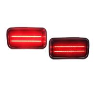 UJNHEQ 2X Luz De Freno Para Parachoques Trasero Reflector Señal Giro Rojo Para Mitsubishi Para Montero Sport 1999-2004(Color1)