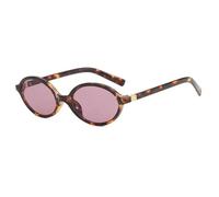UJNHGQ Gafas de sol ovaladas con diseño de leopardo para mujer, montura lisa, bonitas y decorativas, para ordenador, para hombre, color rosa leopardo