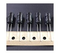UJTVGCLX 10pcs/100pcs 220uF 35V YXG Series 8x16mm High Ripple Current Long Life 35V220uF Aluminum Electrolytic Capacitor(10pcs)