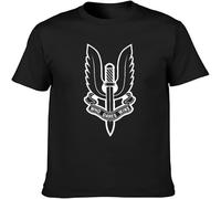 UK British Air Special Forces SAS Army Men's T Shirt Unisex tee Clothing Black L