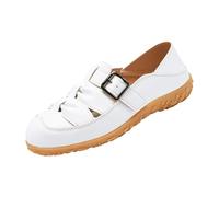 UK Closed Toe Sandals for Women Wide Fit Athletic Walking Sandal Slip on Comfortable Cutout Hiking Touch Close Strap Sandals Summer Shoes Ladies Footwear