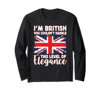 UK Flag Proud Elegant British Boyfriend Girlfriend Manga Larga