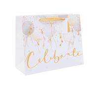 UK Greetings Bolsa de regalo grande para él/ella/amigo, para cumpleaños, agradecimiento y otros eventos, diseño de globos de celebración