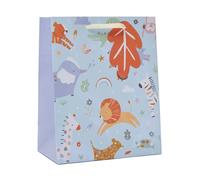 UK Greetings | Bolsa de regalo mediana para bebé/nuevos padres | Bolsas de fiesta para regalos | Cumpleaños/bodas/Navidad | Bonito diseño de animales | 19 x 23 x 8.9 cm