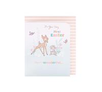 UK Greetings Disney - Tarjeta de Pascua para bebé, diseño de Bambi y Thumper