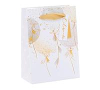 UK Greetings Pequeña bolsa de regalo para él/ella/amigo, para cumpleaños, agradecimiento y otros eventos, diseño de globos de celebración