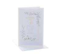 UK Greetings Tarjeta de boda para él/ella/amigo con sobre, diseño tradicional de iglesia