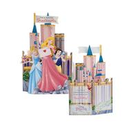 UK Greetings Tarjeta de cumpleaños 3D para nieta, castillo de princesa de Disney, tarjeta de cumpleaños de Disney