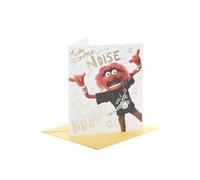 UK Greetings Tarjeta de cumpleaños de Disney The Muppets con sobre