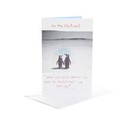 UK Greetings Tarjeta de cumpleaños para marido, diseño de pingüinos