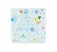 UK Greetings Tarjeta de felicitación para bebé, diseño de oso de peluche, 159 mm x 159 mm