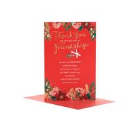 UK Greetings Tarjeta de Navidad para amigos, diseño sincero