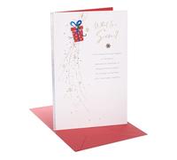 UK Greetings Tarjeta de Navidad para hijo, diseño sentimental