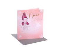 UK Greetings Tarjeta de Navidad para sobrina