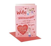 UK Greetings Tarjeta de San Valentín para esposa, diseño de rima de dibujos animados