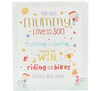 UK Greetings Tarjeta del día de la madre de hijo con sobre, diseño amoroso