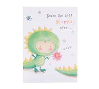 UK Greetings Tarjeta del día de la madre para mamá, diseño de dinosaurio