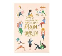 UK Greetings Tarjeta para el día de la madre con sobre, diseño de ilustración